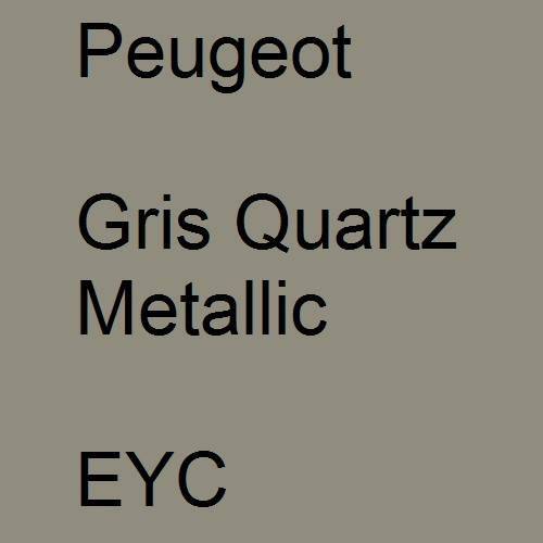 Peugeot, Gris Quartz Metallic, EYC.